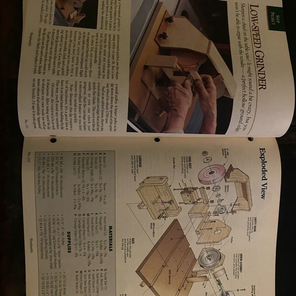 🎉5/$10🎉Woodsmith magazine vol 19 number 111 June 1997 garden arbor, step stool - Picture 5 of 8